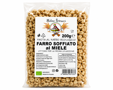Farro Soffiato al miele Int.bio gr.200