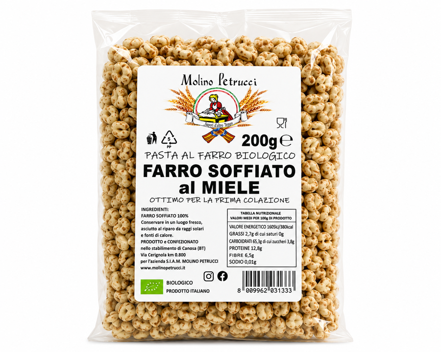 Farro Soffiato al miele Int.bio gr.200