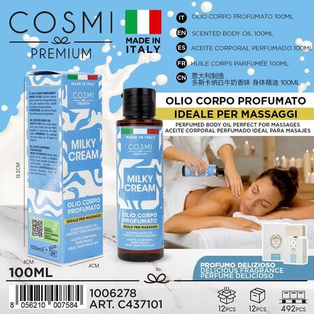 Cosmi Premium Milky Cream Olio Corpo 100 ml