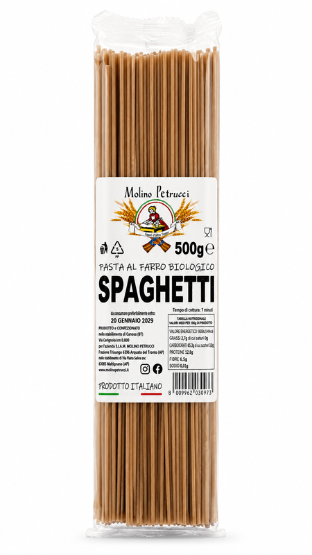 Pasta al farro integrale bio - Spaghetti