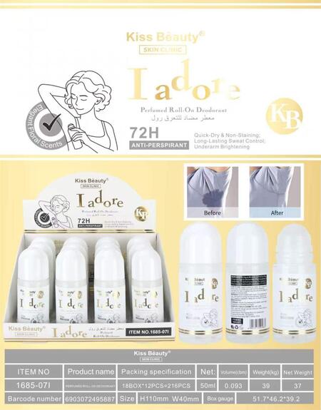 Kiss Beauty I Adore Roll-On 50 ml