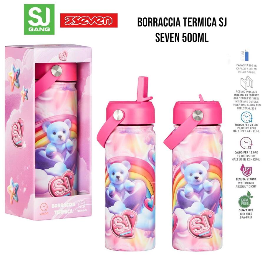 Borraccia Termica SJ Seven Orsetto 500 ml