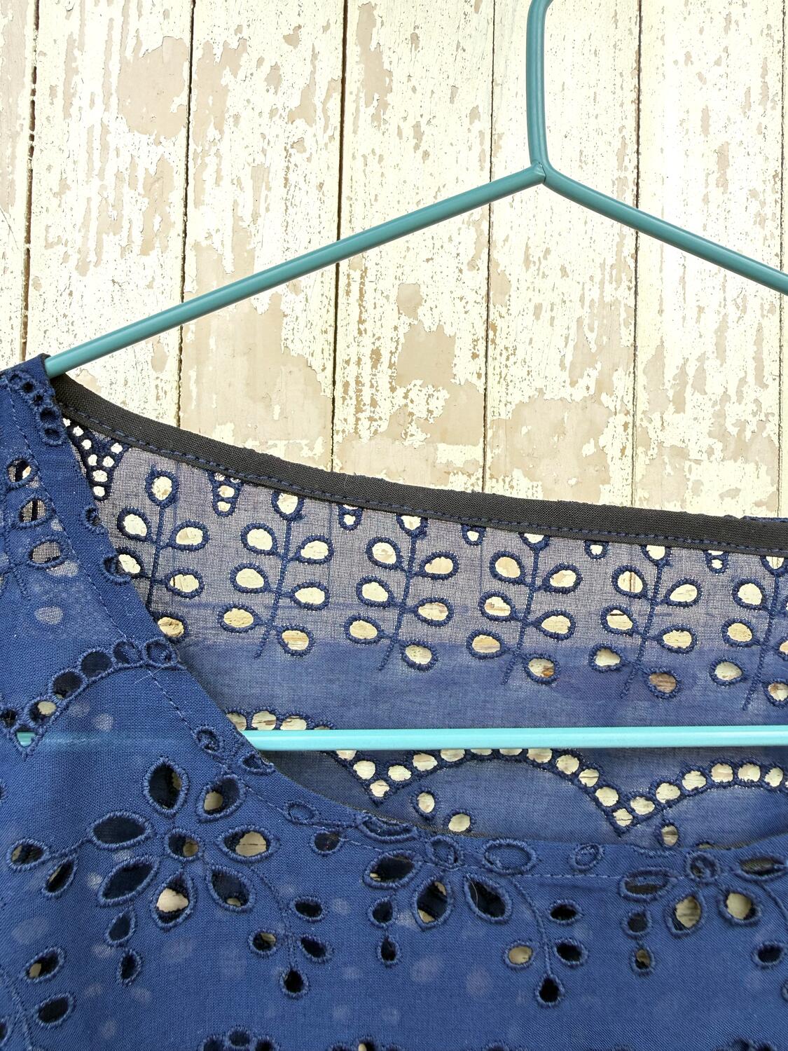 Camicia sangallo blu 
