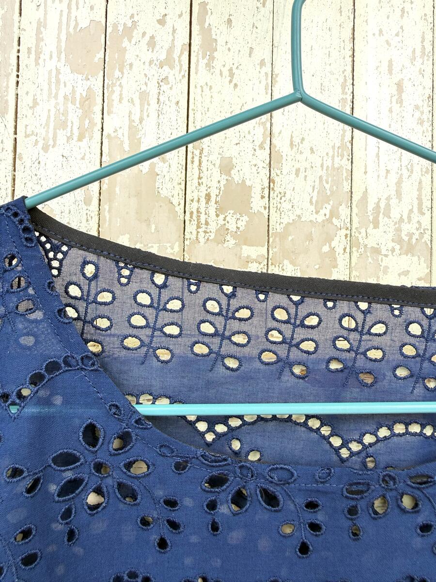 Camicia sangallo blu 