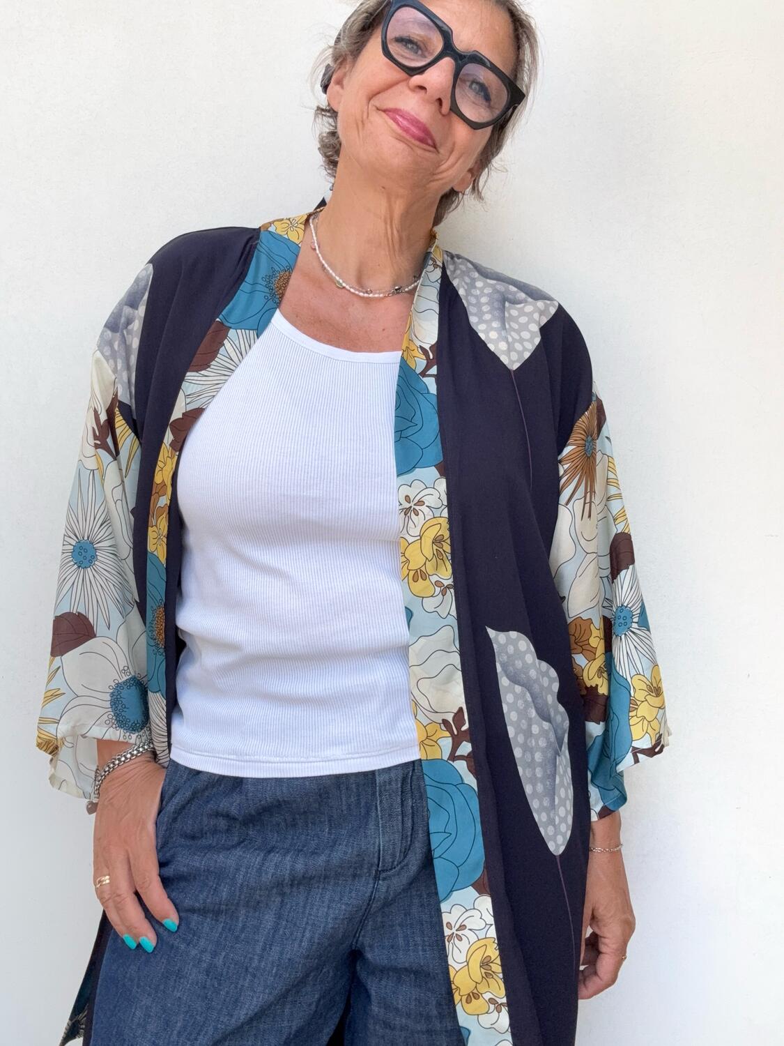 Kimono seta e misto seta