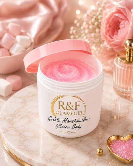 R&F Glamour Gelato Marshmallow Glitter Body ml