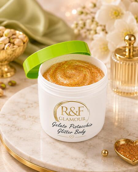 R&F Glamour Gelato Pistacchio Glitter Body 250 ml