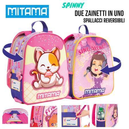 Zainetto Reversibile Mitama Sing Along asilo