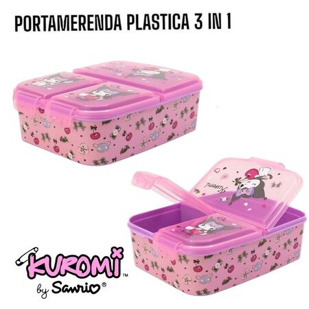 Portamerenda 3 in 1 Kuromi