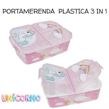 Portamerenda 3 in 1 Unicorno