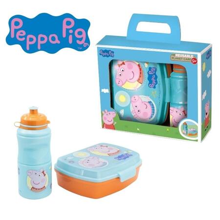 Set Portapranzo e Borraccia Peppa Pig