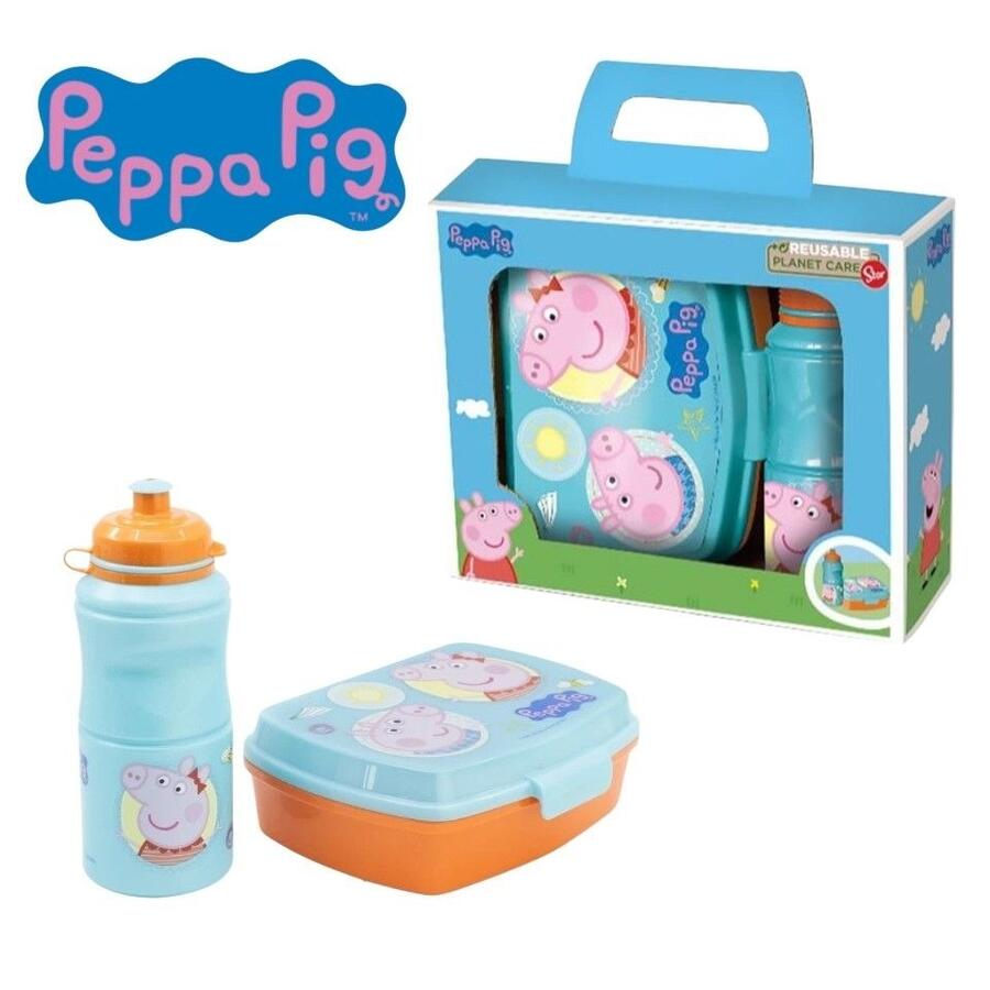 Set Portapranzo e Borraccia Peppa Pig