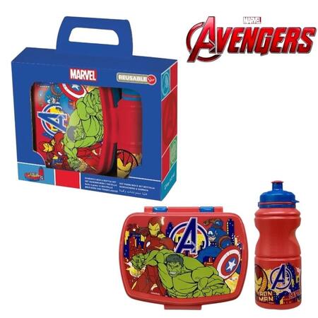 Set Portapranzo e Borraccia Avengers