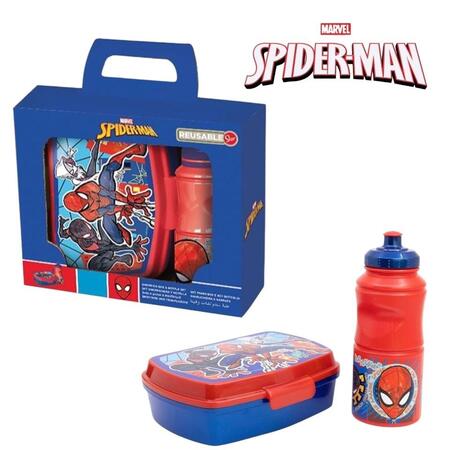 Set Portapranzo e Borraccia Spider-Man