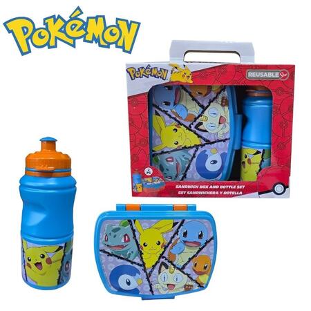 Set Portapranzo e Borraccia Pokémon