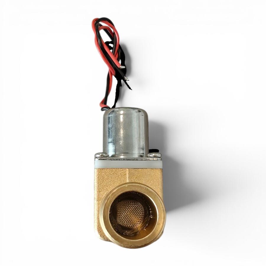 Elettrovalvola H2O ad impulsi - in ottone a 4,5Vcc / attacchi da 1/2''