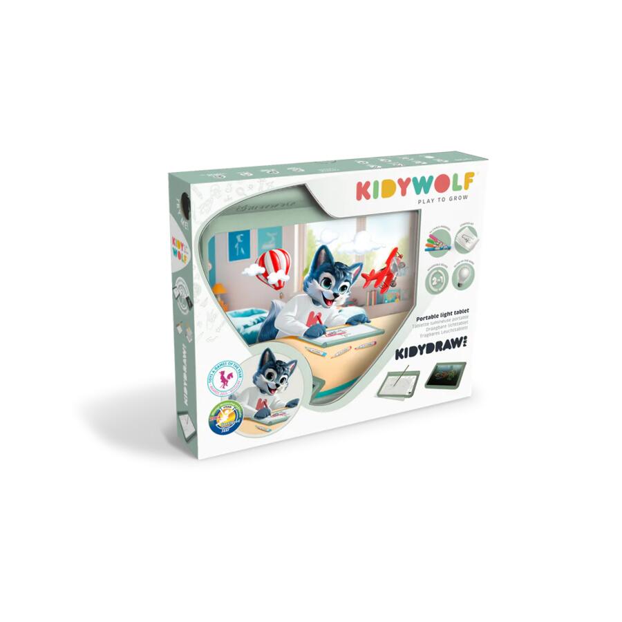 KIDYDRAW‑PRO – Tablet luminoso doppia faccia per disegno e apprendimento