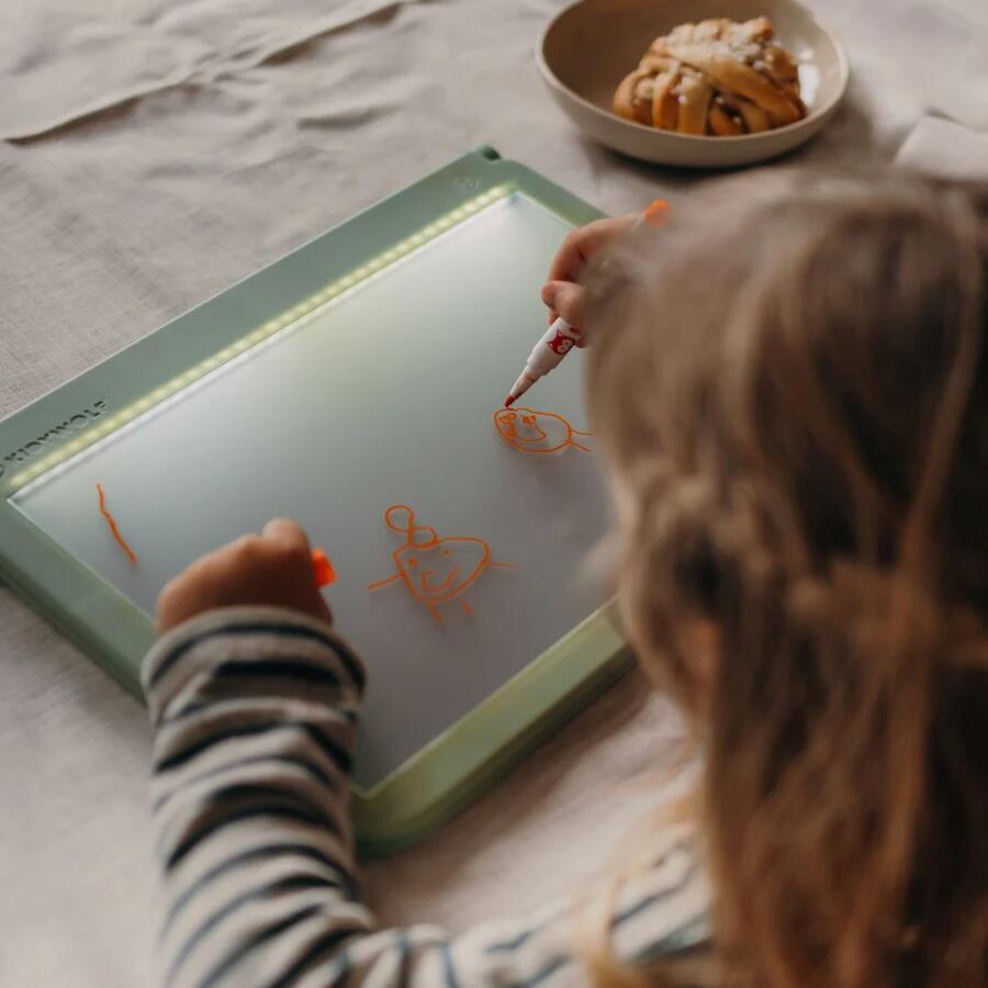 KIDYDRAW‑PRO – Tablet luminoso doppia faccia per disegno e apprendimento