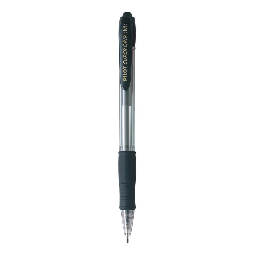 Penna Sfera a Scatto SUPER GRIP Punta Media 1.0 mm PILOT - conf. 12 pz