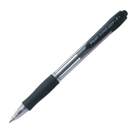 Penna Sfera a Scatto SUPER GRIP Punta Fine 0.7 mm PILOT - conf. 12 pz