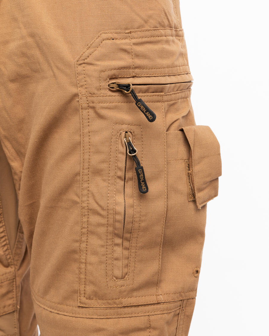 OPENLAND pantalone combat con ginocciere morbide 