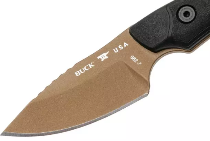 BUCK Alpha Scout Backcountry Black/Black 662BKS1 – Coltello Lama Fissa Made in USA