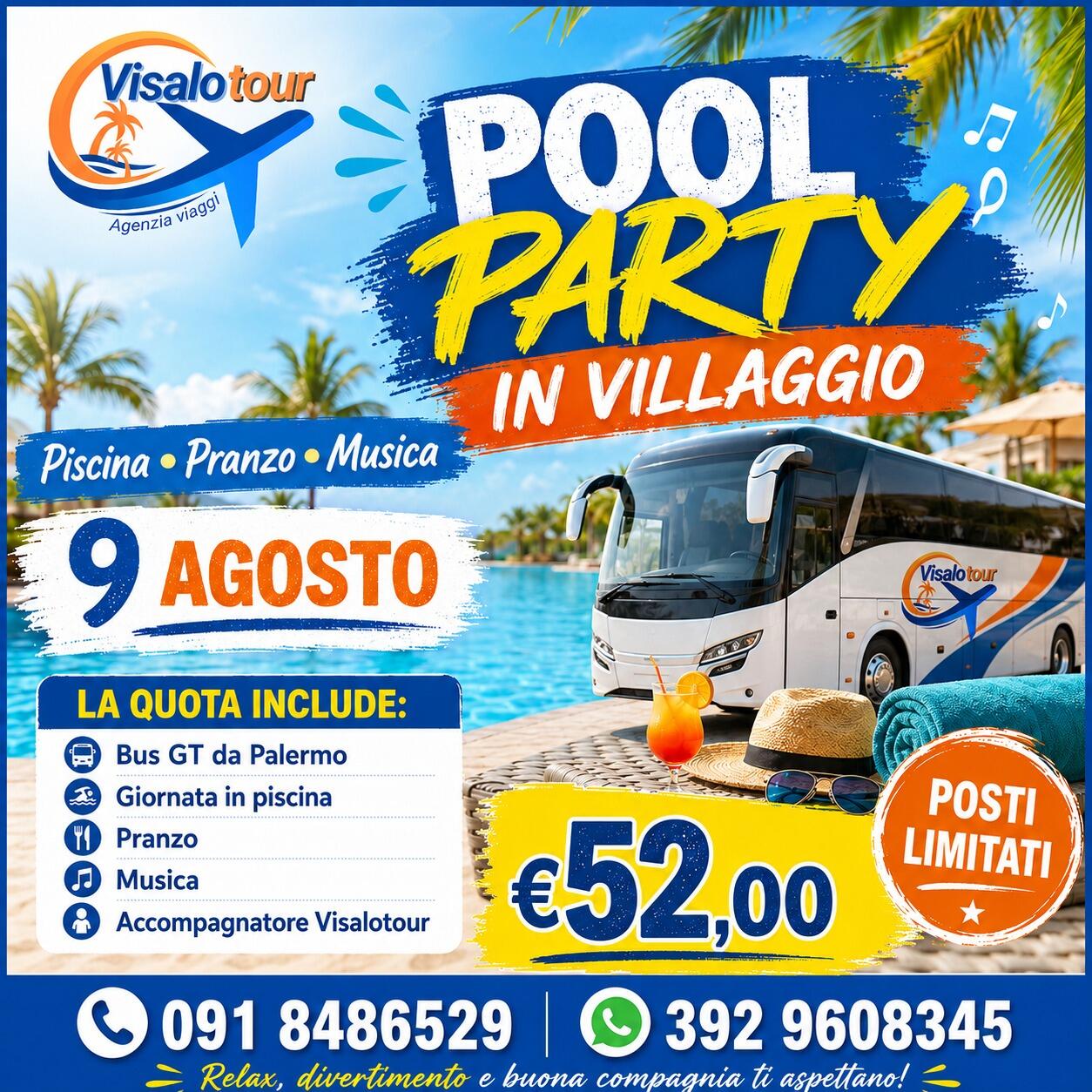 POOL PARTY IN VILLAGGIO 
