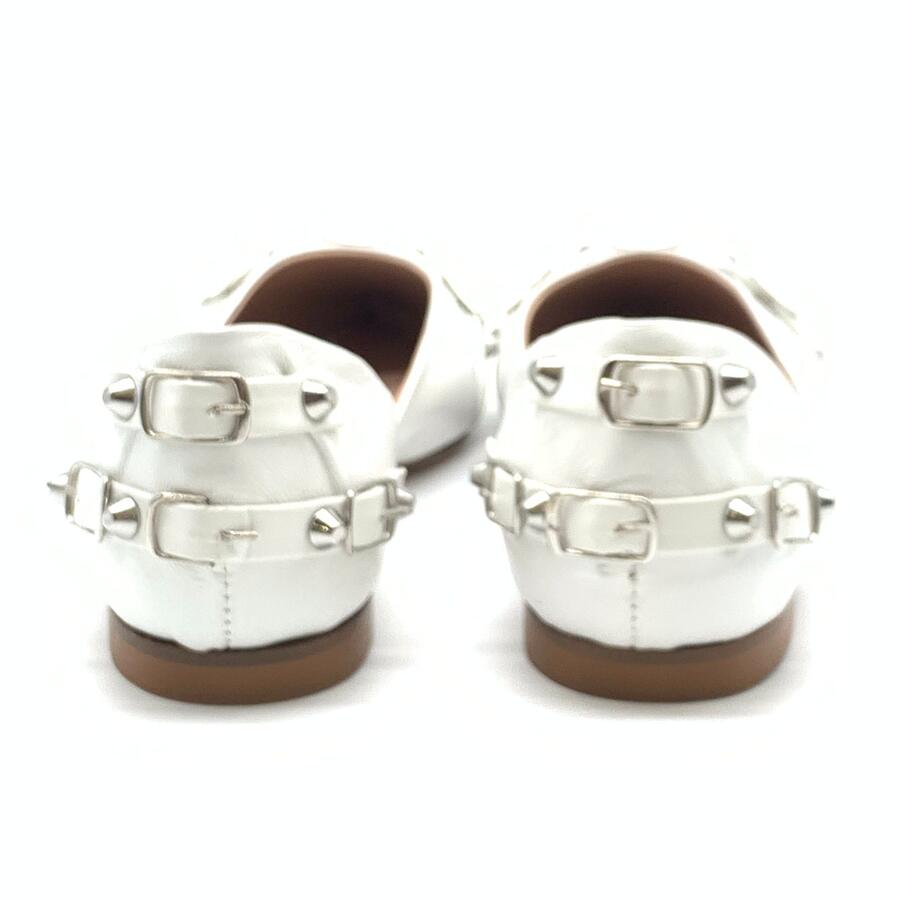 Wil Demulder London ballerina  con borchie bianca