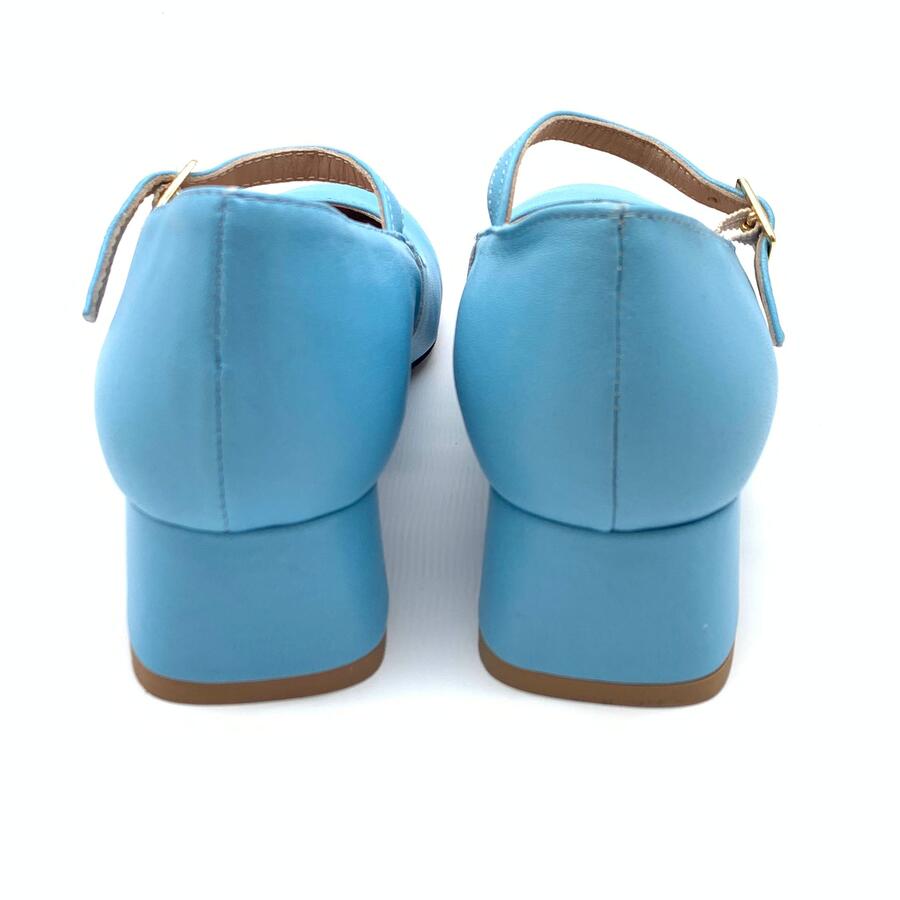 Wil Demulder London ballerina  con cinturino Celeste