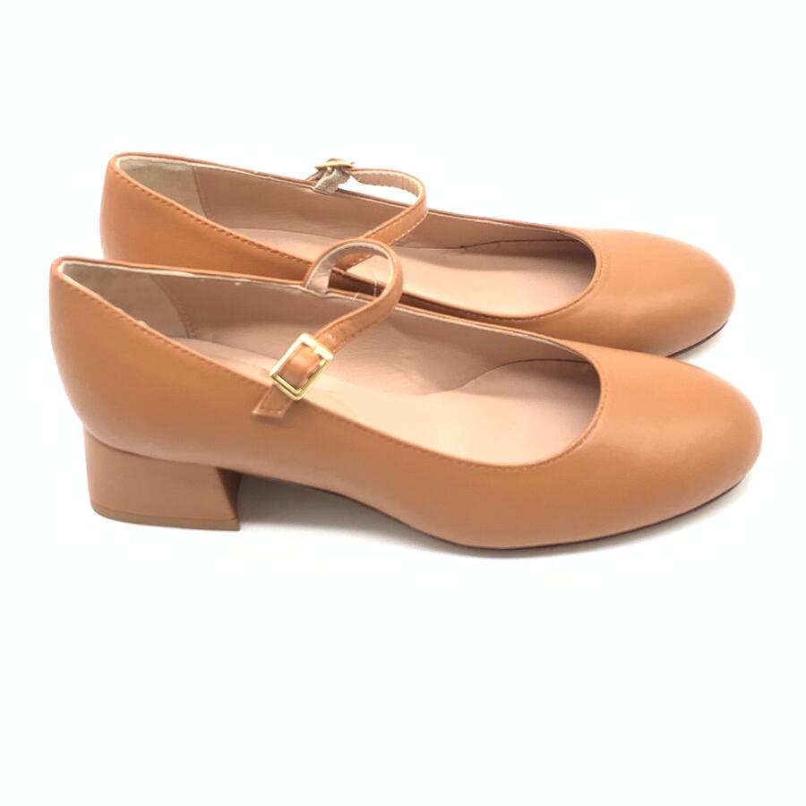 Wil Demulder London ballerina con cinturino cuoio 
