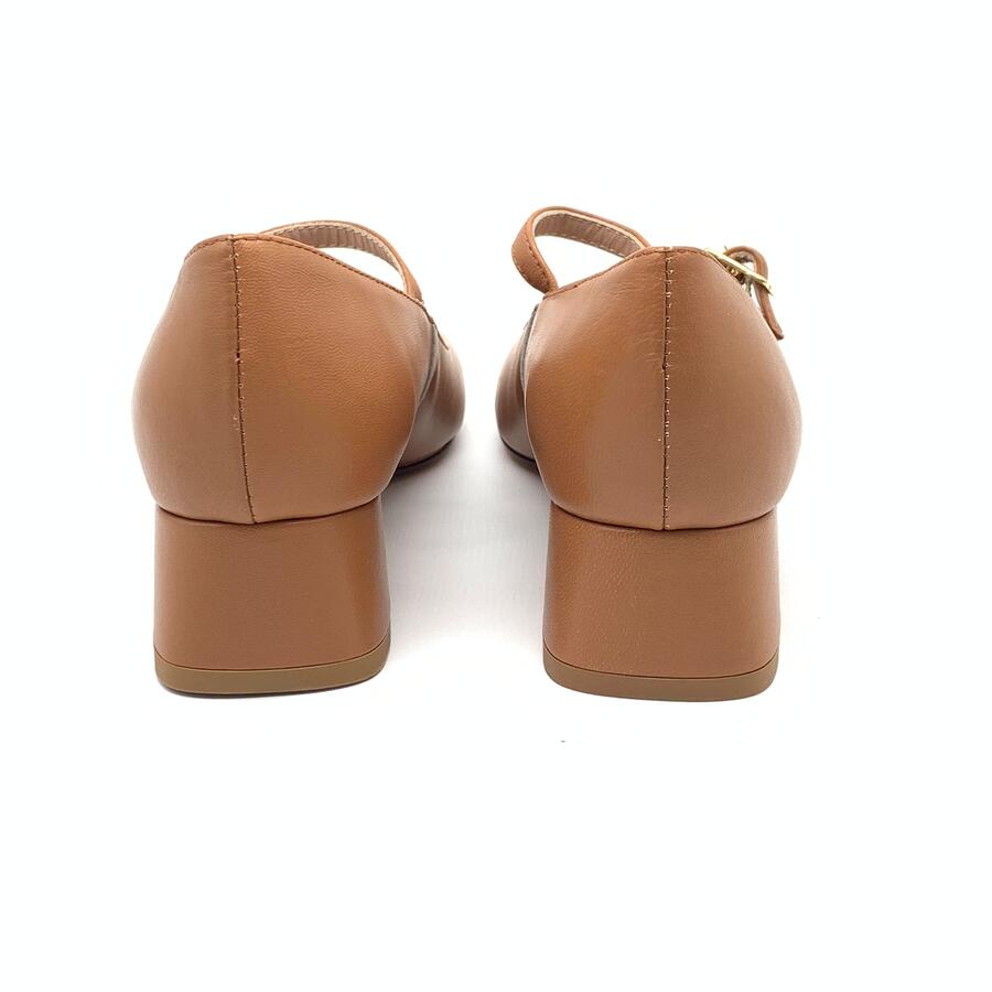 Wil Demulder London ballerina con cinturino cuoio 
