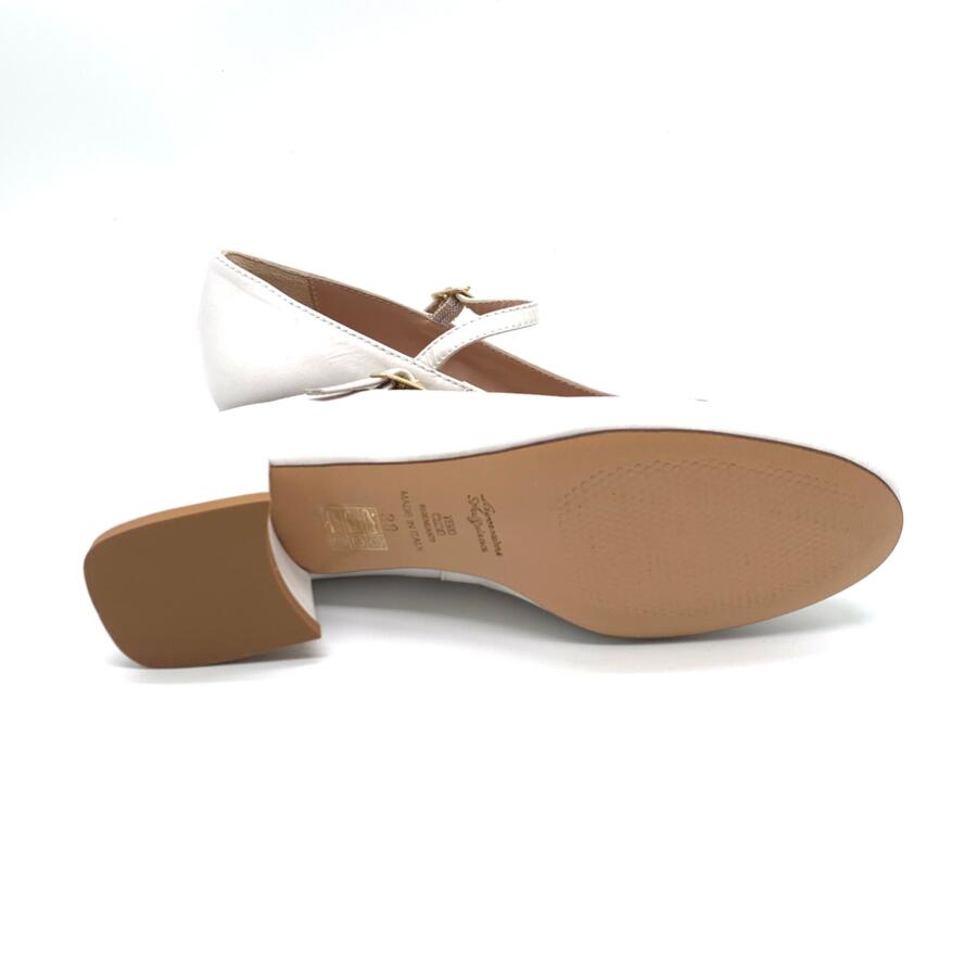 Wil Demulder London ballerina  con cinturino latte