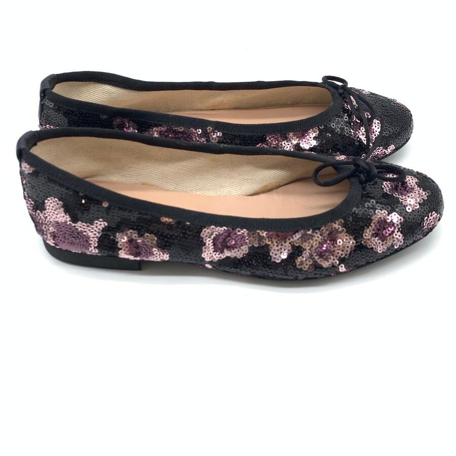 Wil Demulder London ballerina Paillettes Nero / Rosa