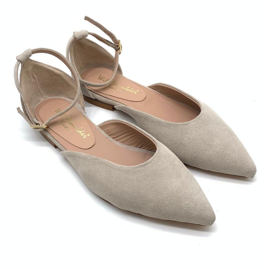 Wil Demulder London ballerina  con  cinturino cappuccino