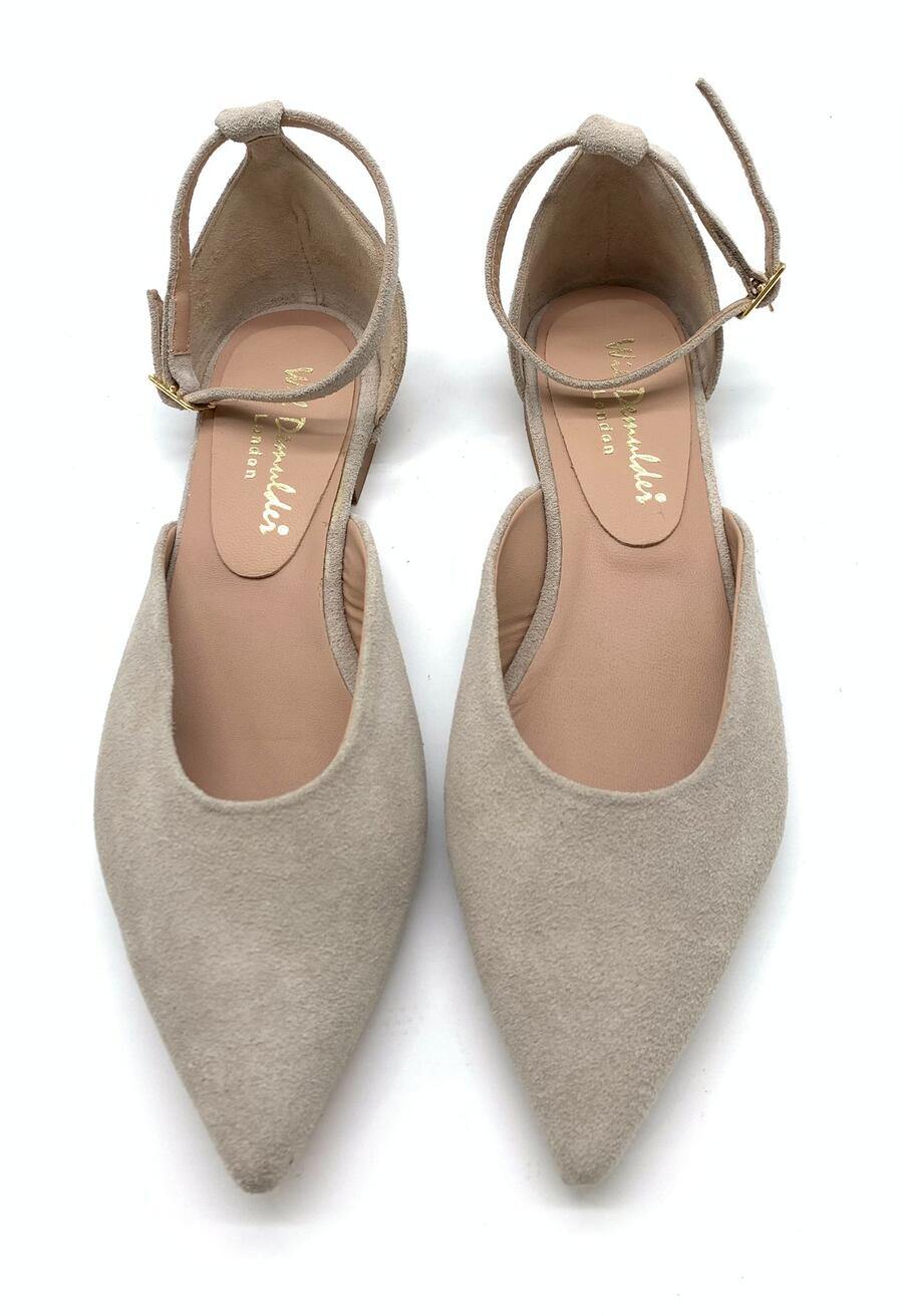 Wil Demulder London ballerina  con  cinturino cappuccino