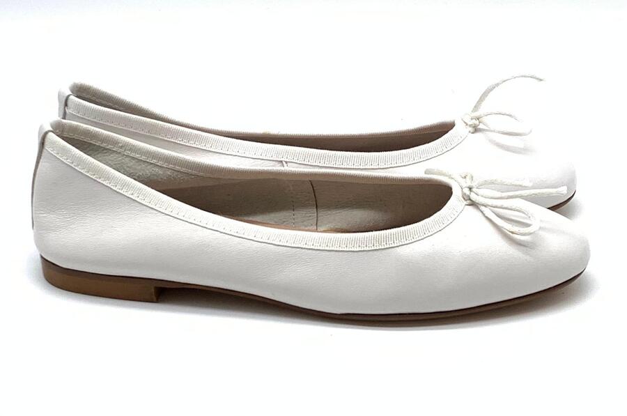 Wil Demulder London ballerina Nappa Latte 