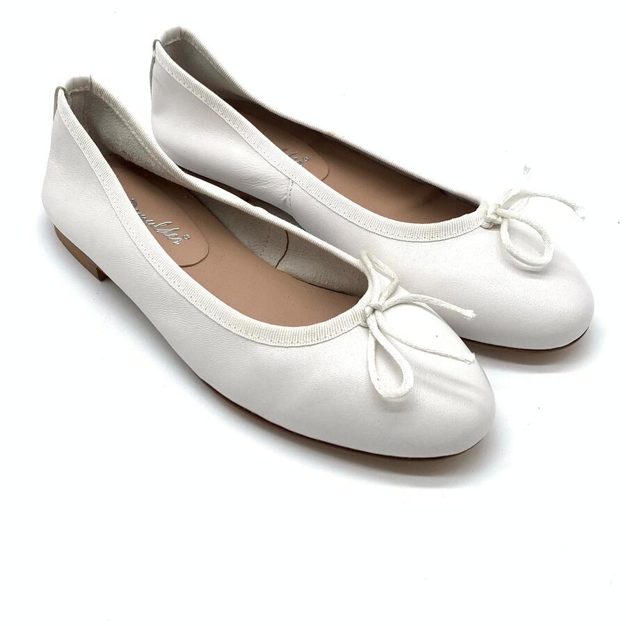 Wil Demulder London ballerina Nappa Latte 