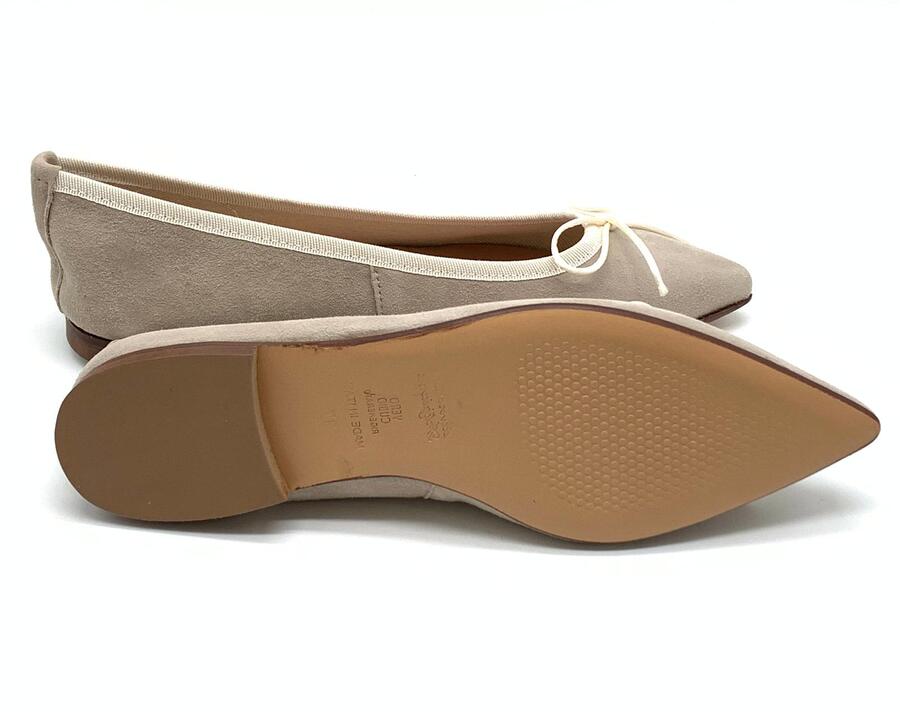 Wil Demulder London ballerina Camoscio Stone
