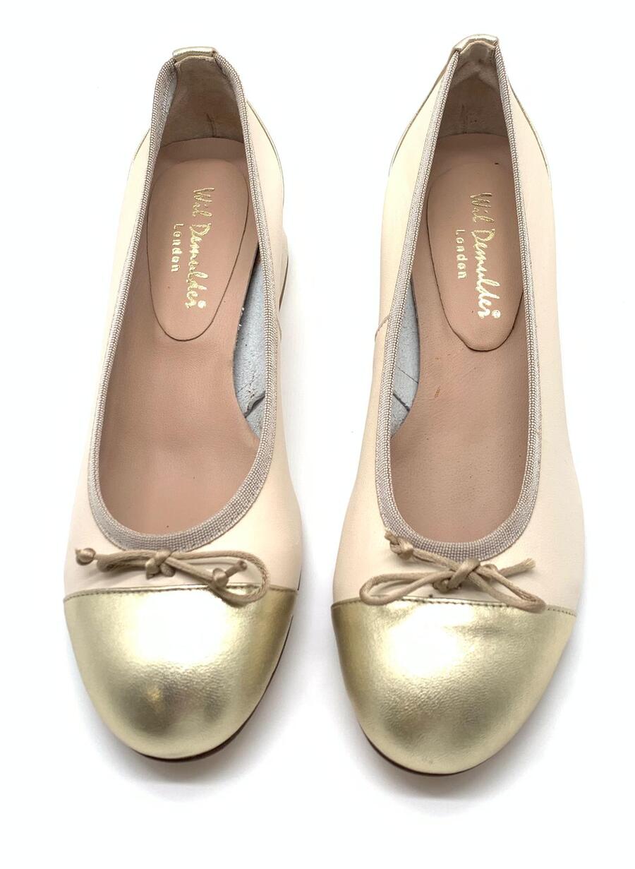 Wil Demulder London ballerina  con tacco laminato 