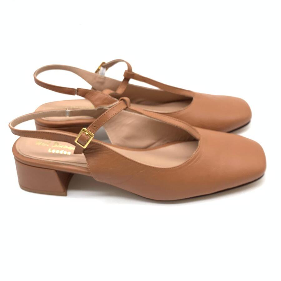 Wil Demulder London Décolleté slingback Nappa cuoio