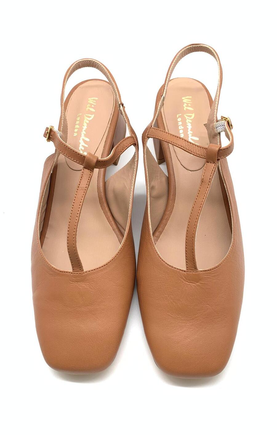 Wil Demulder London Décolleté slingback Nappa cuoio