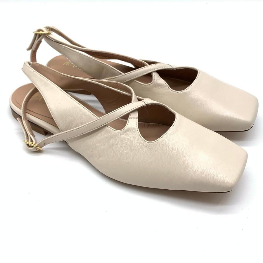 Wil Demulder London slingback Nappa crudo