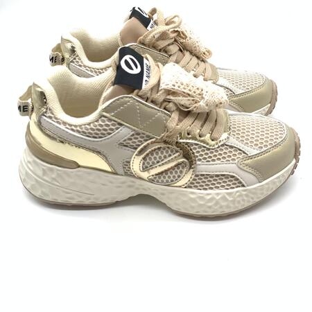 No Name sneakers modello Carter 2.0 Runner Dove/Gold