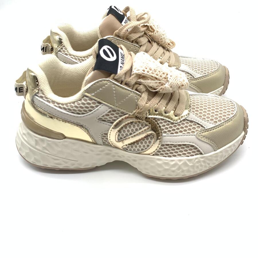 No Name sneakers modello Carter 2.0 Runner Dove/Gold