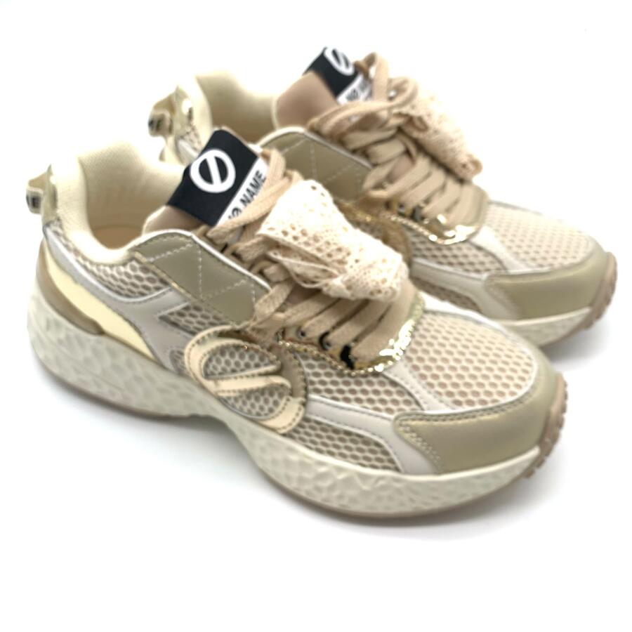 No Name sneakers modello Carter 2.0 Runner Dove/Gold