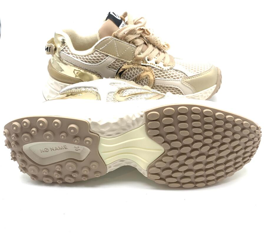 No Name sneakers modello Carter 2.0 Runner Dove/Gold