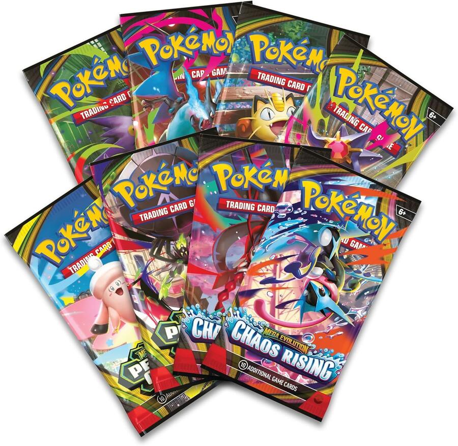 Pokémon TCG: Mega Greninja ex Premium Collection (1 carta promozionale Foil, 1 carta lenticolare oversize e 8 buste di espansione)