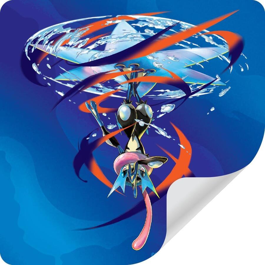 Pokémon TCG: Mega Greninja ex Premium Collection (1 carta promozionale Foil, 1 carta lenticolare oversize e 8 buste di espansione)