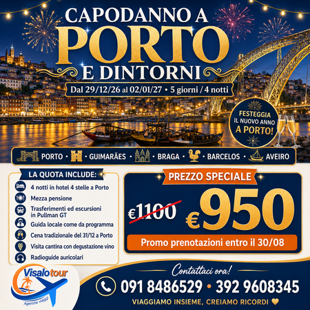 CAPODANNO PORTO E DINTORNI 