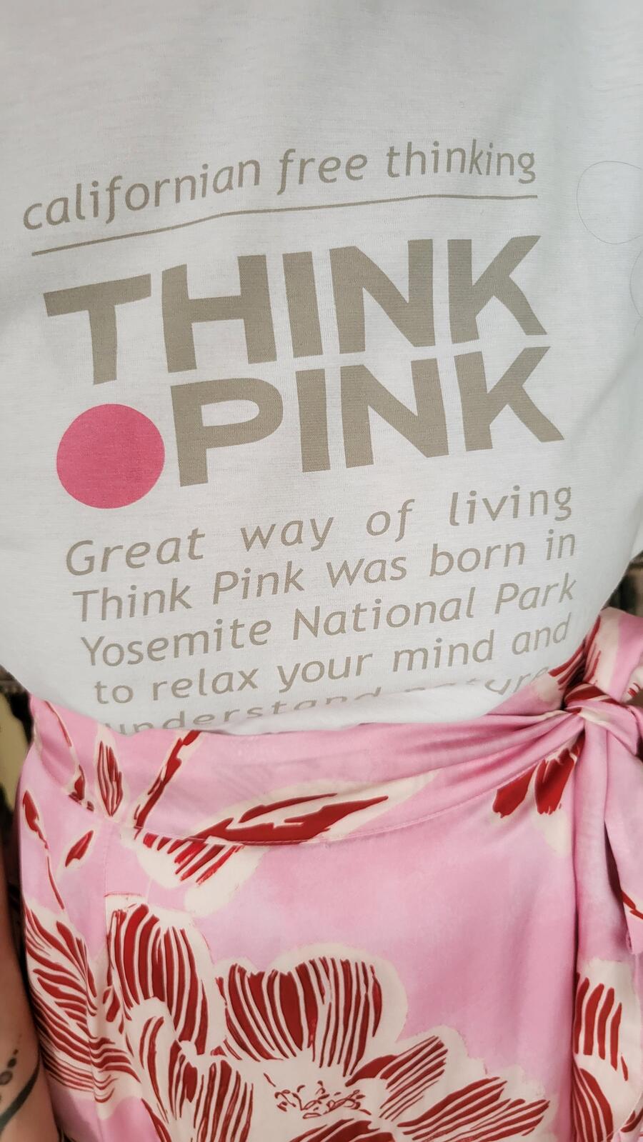 Shirt Think Pink 